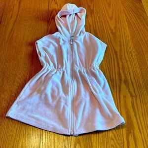 Old Navy Light Pink Hooded Swim Cover-Up | 3T